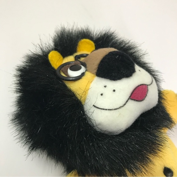 Little HUBERT the HARRIS BANK LION Glasses Bean Bag Stuffed Toy 1st Edition - Picture 5 of 10